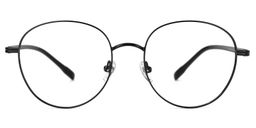 Celena Black Round Glasses0