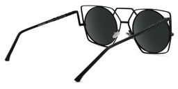 Evette Black Geometric Sunglasses3