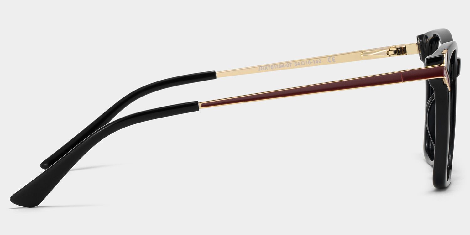 Tricee thin black square frame glasses Online | ZEELOOL4