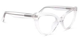 Claudette Clear Cat eye Glasses2