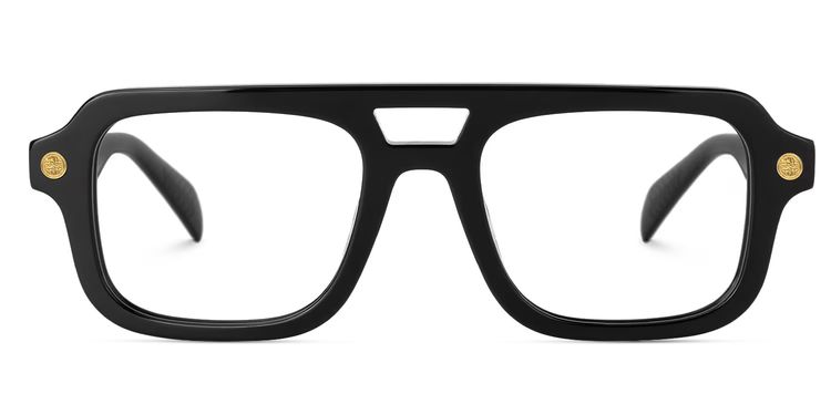 Ismail Black Aviator Glasses