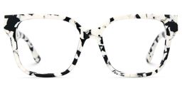 Kerri Cow Print Square Glasses3