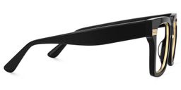 Taylor Black Square Glasses2