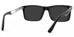 Osvaldo Black Rectangle Sunglasses4
