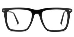 Frantz Black Square Glasses1