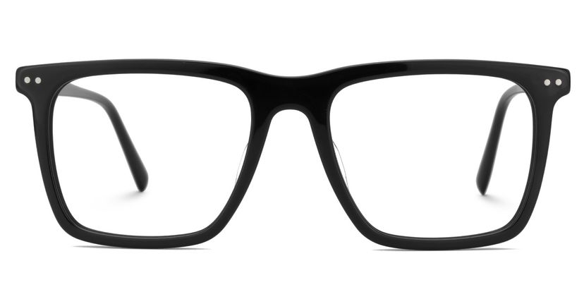 Frantz Black Square Glasses