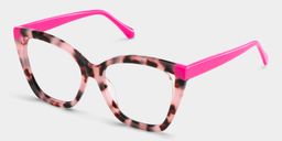 Kira Pink Tortoise Butterfly Glasses4