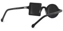 Paola Black Geometric Sunglasses3