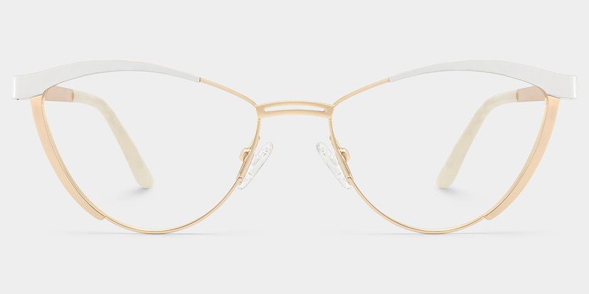 Sydney Gold Cat eye Glasses
