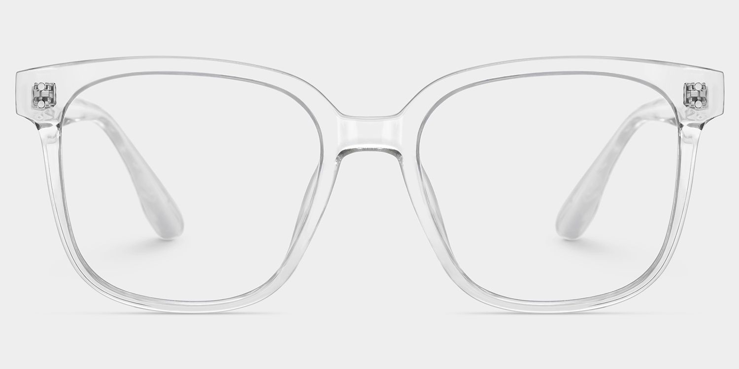 Oglesby Square Blue Light Blocking Glasses Clear Frame | Zeelool3