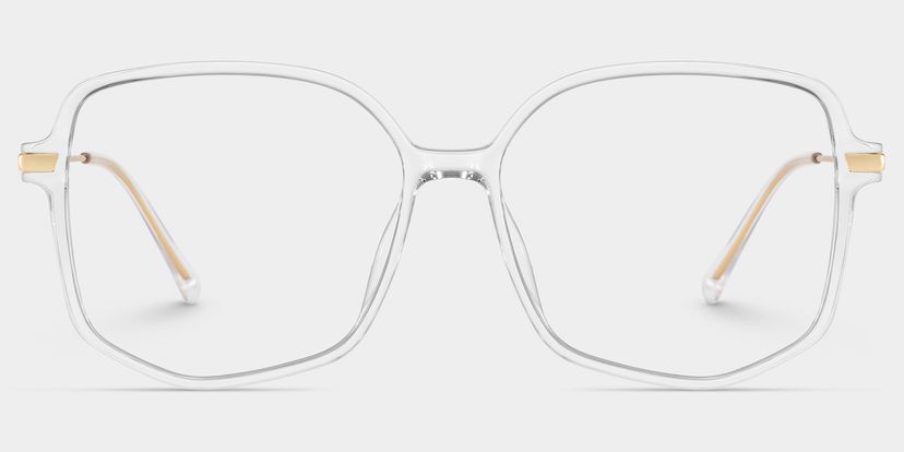 Payton Clear Geometric Glasses