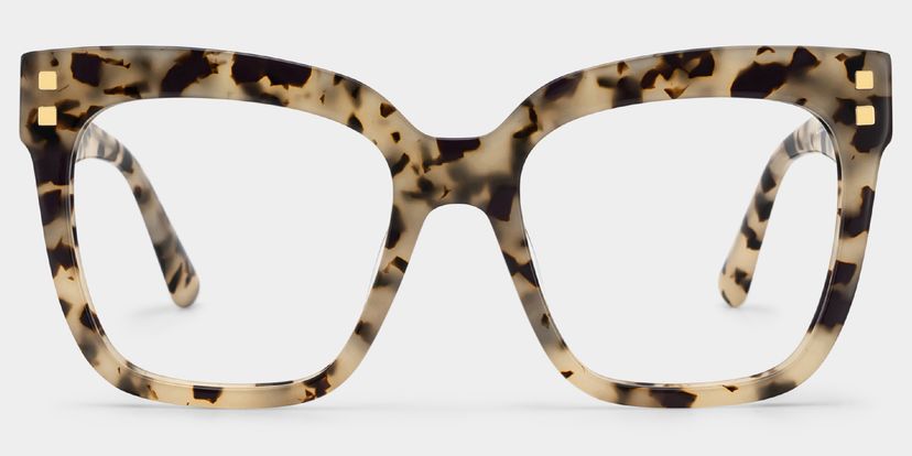 Minguela Brown-Tortoise Square Glasses