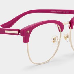 Lasha Pink Browline Glasses5