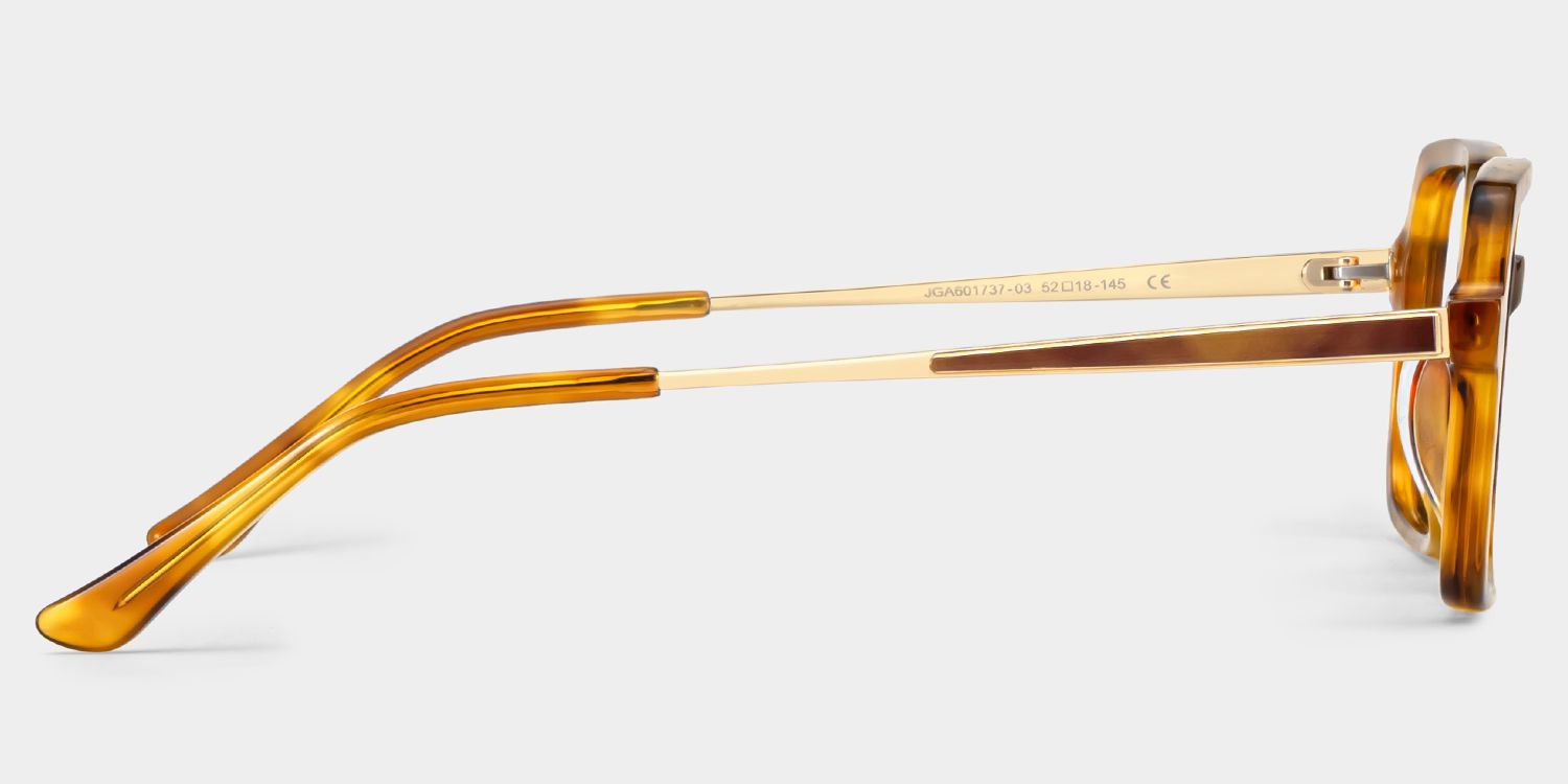 Beatrice Rectangle Yellow Frame Eyeglasses for Women| ZEELOOL6