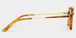 Beatrice Yellow Rectangle Glasses6