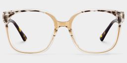 Siner Beige Square Glasses2