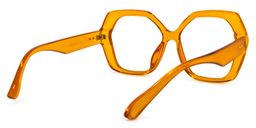 Piper Earthy-Yellow Geometric Glasses4