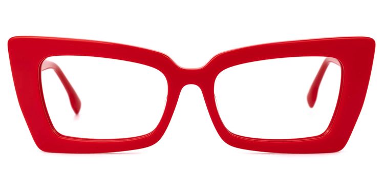 Newell Red Rectangle Glasses