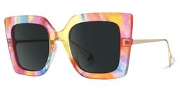 Qatar Multicolor Square Sunglasses3
