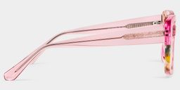 Flair Pink Square Glasses5