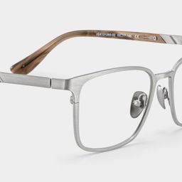 Aubrey Silver Rectangle Glasses5