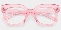 Malcolm Pink Square Glasses1