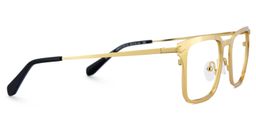 Chaney Gold Rectangle Glasses4