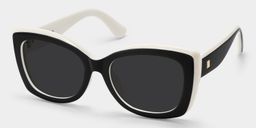 Rosie Black White Butterfly Sunglasses3