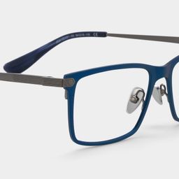 Alexander Blue Rectangle Glasses5