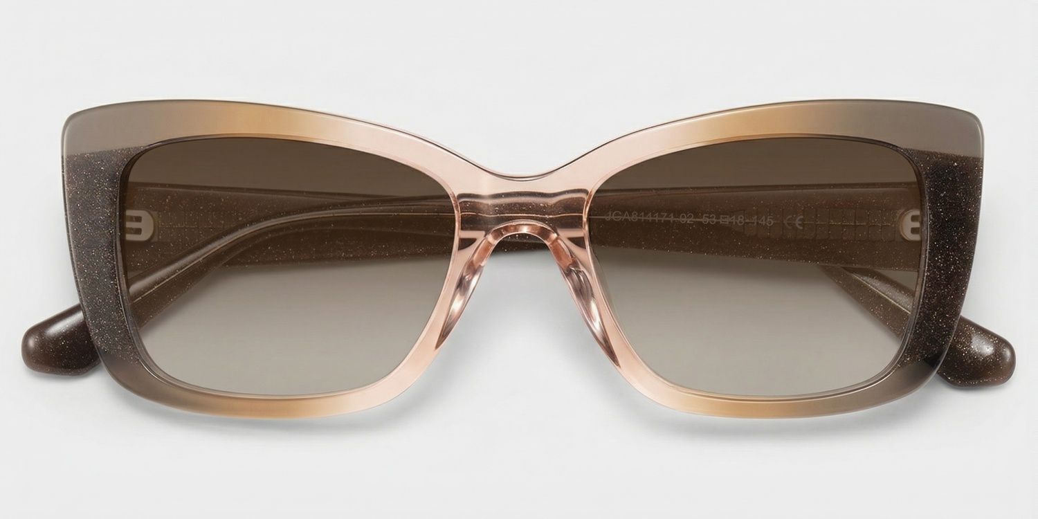 Leona Rectangle Brown Frame Sunglasses Online Sale | ZEELOOL1