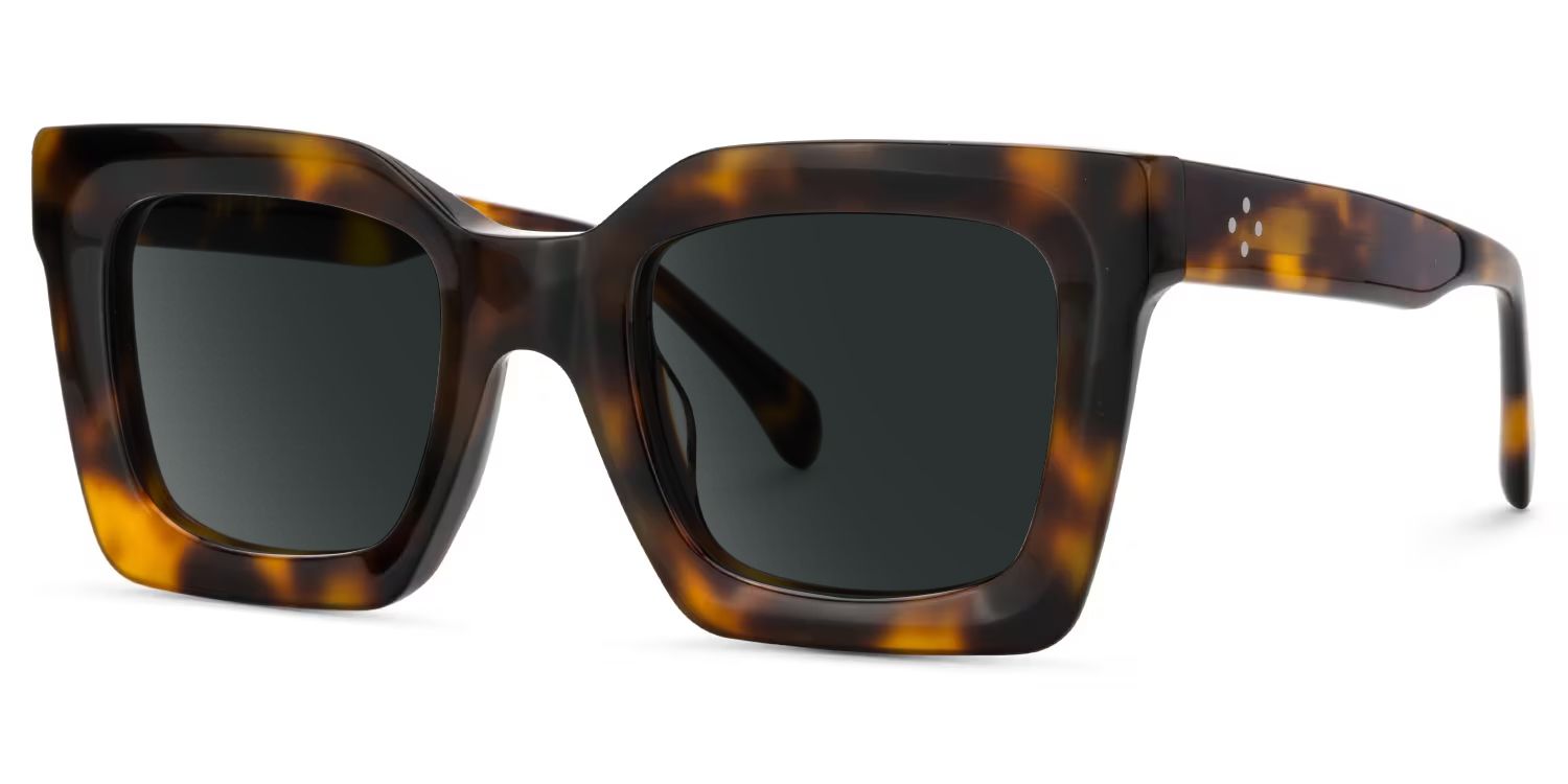 Goldring Square Tortoise Frame Sunglasses Online Sale | ZEELOOL1