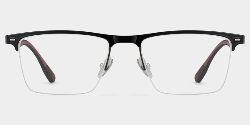 Brock Black Browline Glasses
