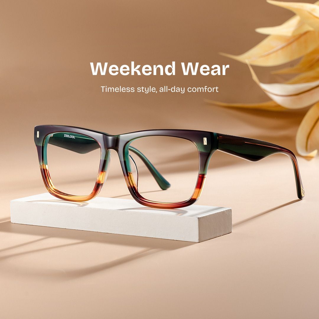Brookins rectangular tortoise shell glasses Online | ZEELOOL0