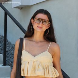 Aveline Green Aviator Glasses7