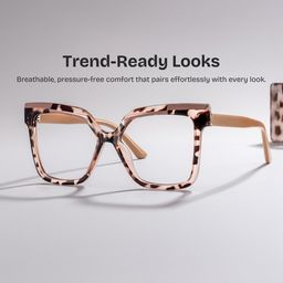 Eboney Tortoise Square Glasses0