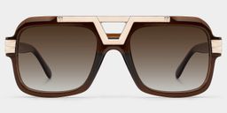 Croswell Brown Aviator Sunglasses0