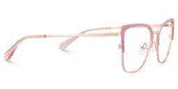 Javier Pink Rectangle Glasses4