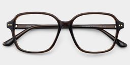 Clementine Brown Square Glasses2