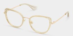 Celine Gold Cat eye Glasses3