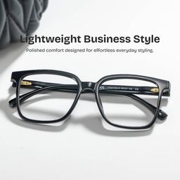 Contreras Black Square Glasses0