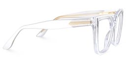 Mirta Clear Square Glasses3