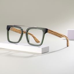 Pascal Green Aviator Glasses0