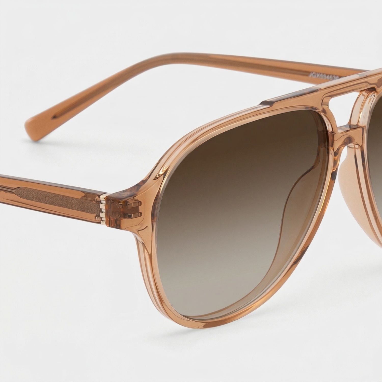 Drew Tr90 Clear Brown Aviator Frame Sunglasses | ZEELOOL4
