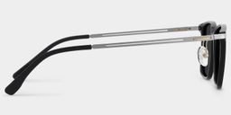 Ivonne Black Rectangle Sunglasses3