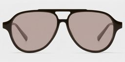 Drew Dark Brown Aviator Sunglasses0
