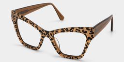 Ansyah Leopard Cat eye Glasses3
