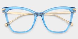 Hilary Blue Butterfly Glasses1