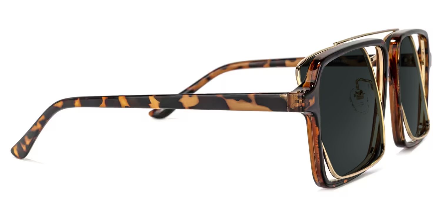 Nellie Mixed Tortoise-Gold Frame Sunglasses | ZEELOOL2
