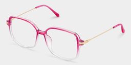Payton Bright-Pink Geometric Glasses2