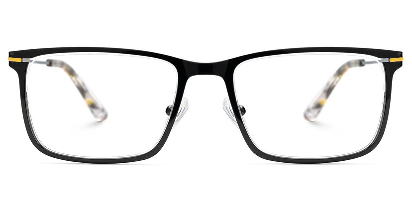 Roxana Black Rectangle Glasses